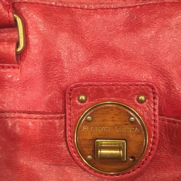 Beautiful Elliott Lucca red leather purse handbag - Picture 5 of 7